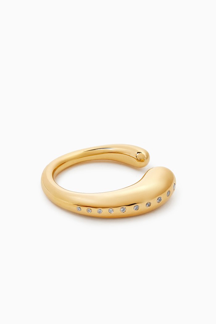

Oculus Ring in 18kt Gold-plated Sterling Silver, Yellow