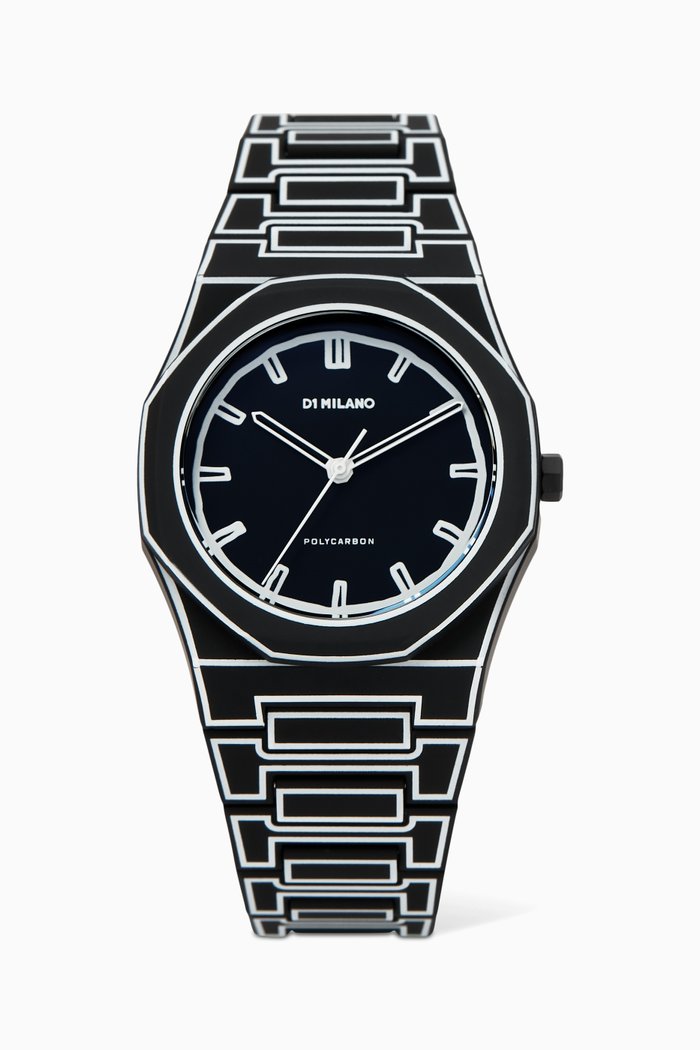 

Sketch 01 Polycarbon Watch, 40.5mm, Black
