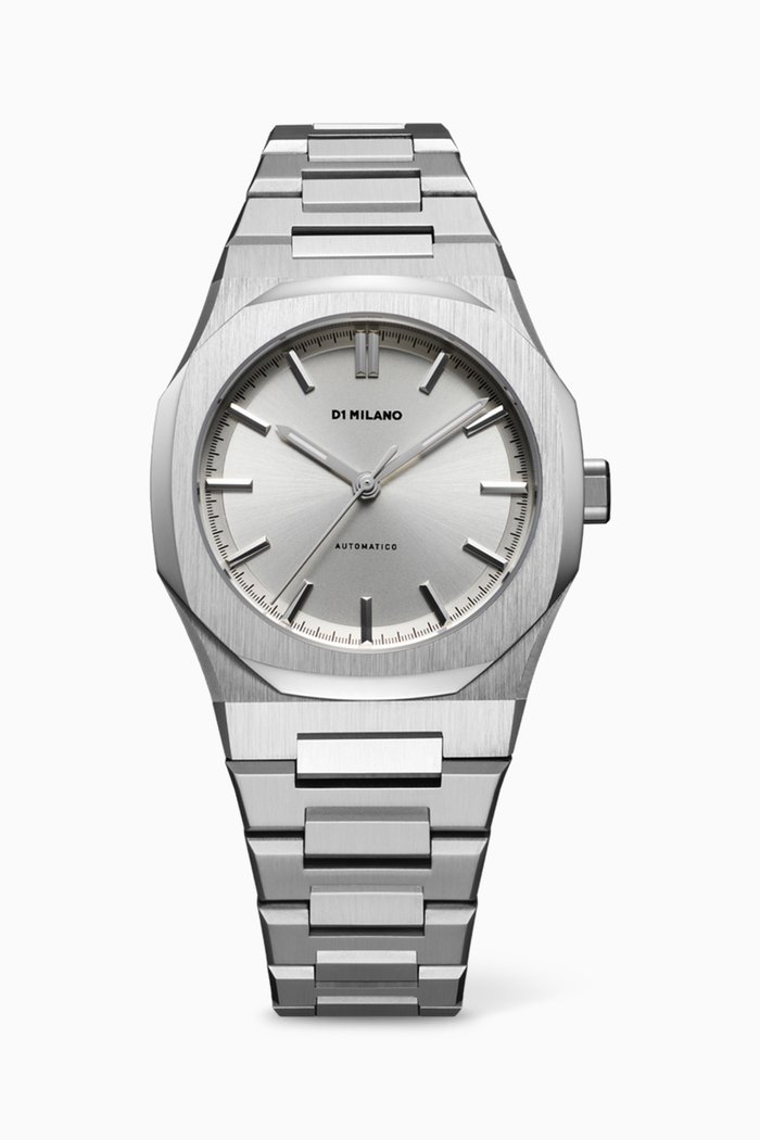 

Ultra Thin Bracelet Quartz Stainless Steel Watch, 36mm, Silver