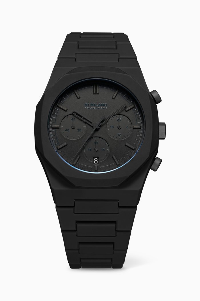 

Polychrono Shadow Watch, 40.5mm, Black