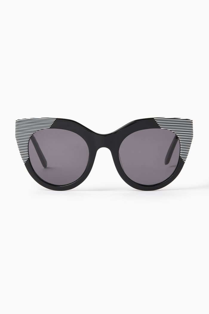

The Fria Cat-eye Sunglasses in Acetate, Multicolour
