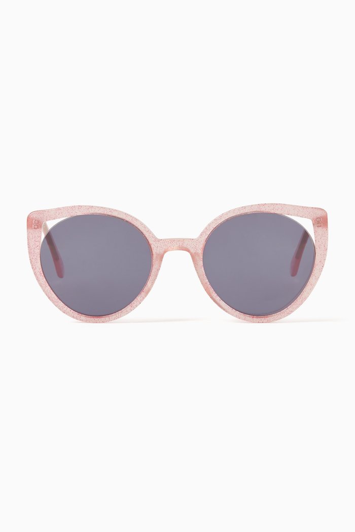 

Moonsky Cat-eye Sunglasses in Acetate, Pink