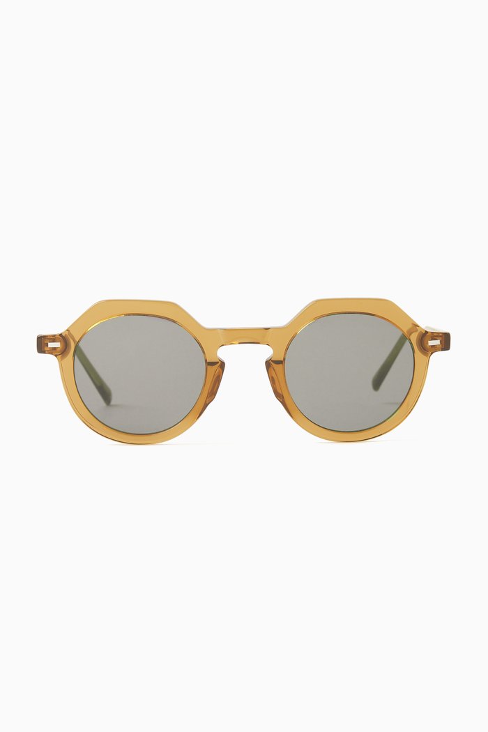 

The Hometown Oval Sunglasses in Acetate, Neutral