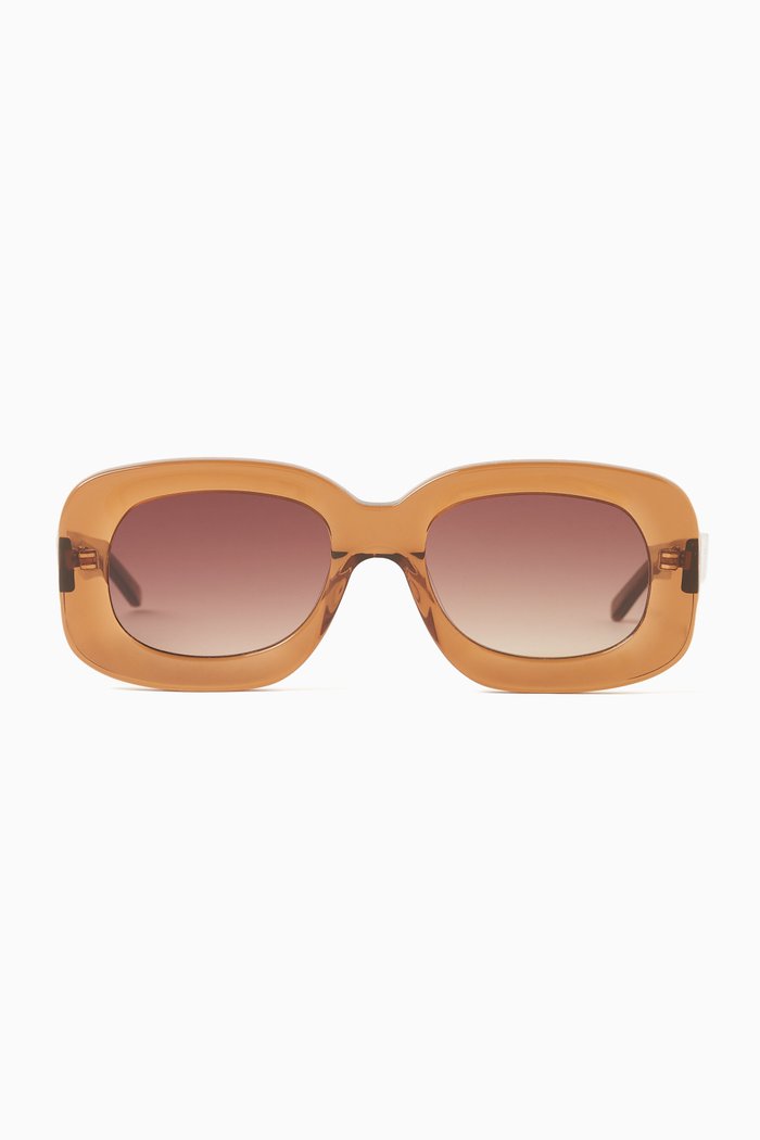 

Harmony Rectangle Sunglasses in Acetate, Multicolour