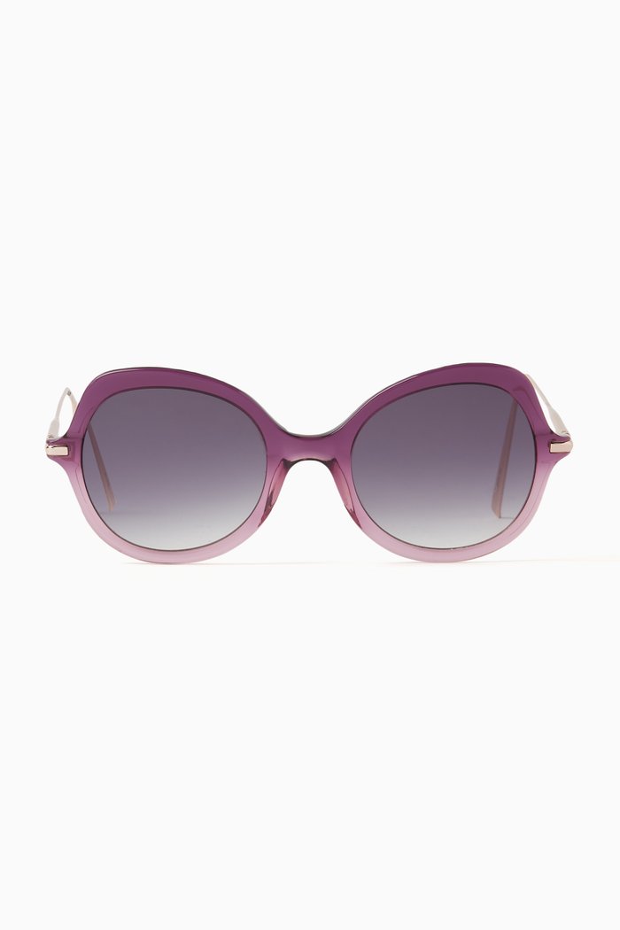

Dauphine Round Sunglasses in Acetate, Multicolour