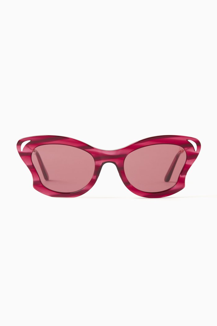 

Moon Cat-eye Sunglasses in Acetate, Multicolour