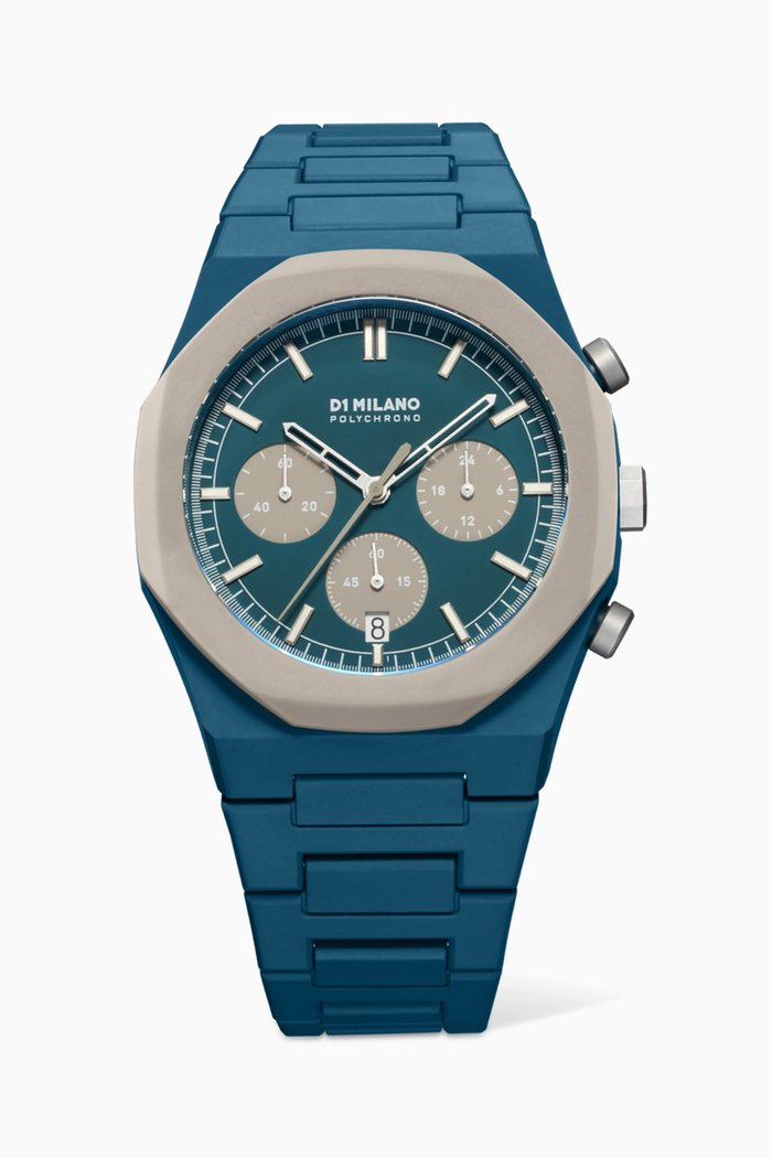 

Polychrono Quartz Polycarbon Watch, 40.5mm, Green