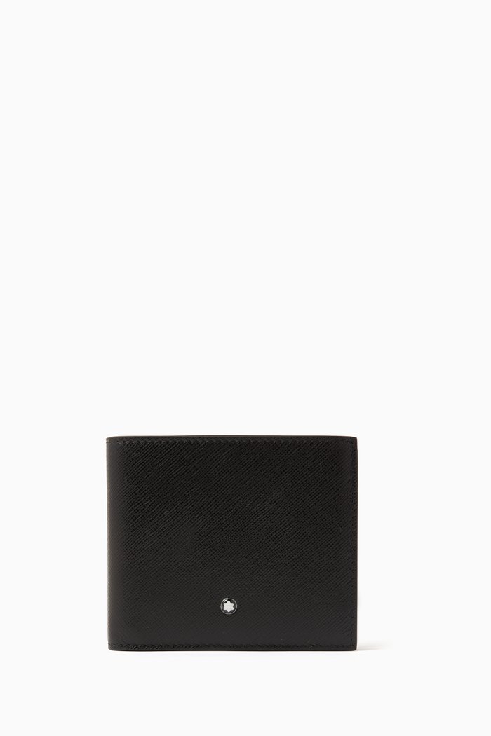 

Sartorial 8cc Wallet in Leather, Black