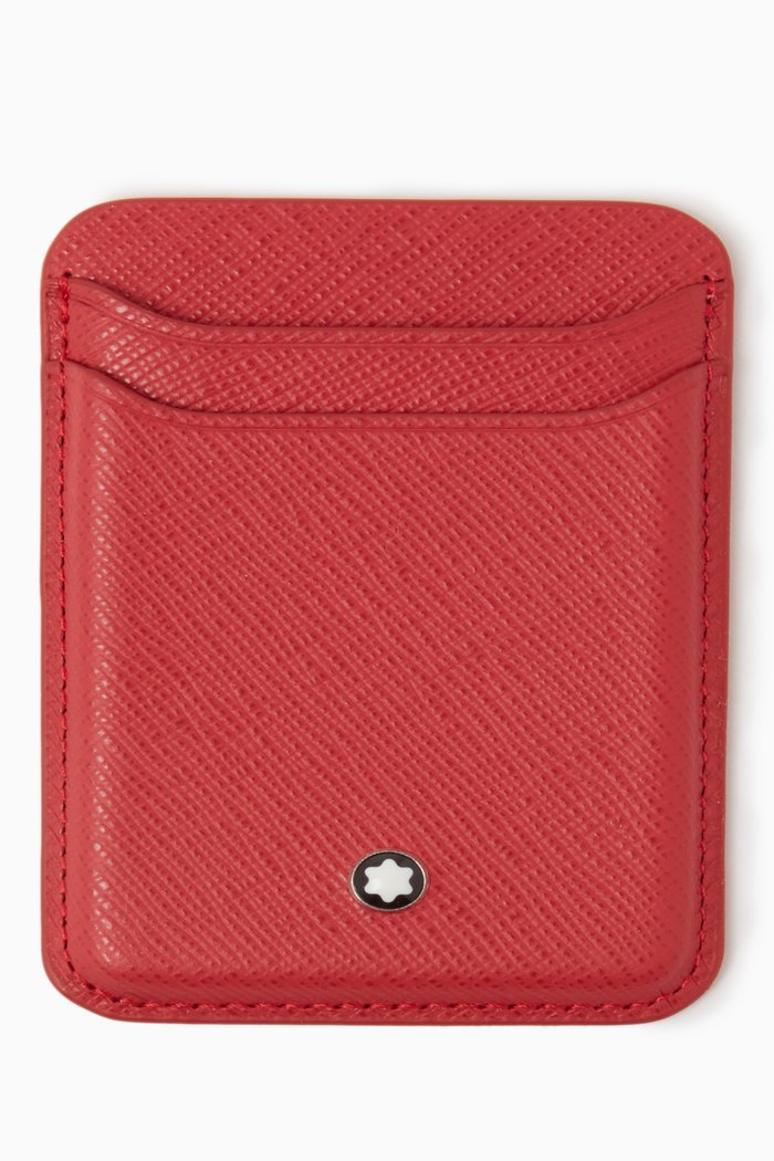 

Sartorial Card Wallet for iPhone in Leather, Red