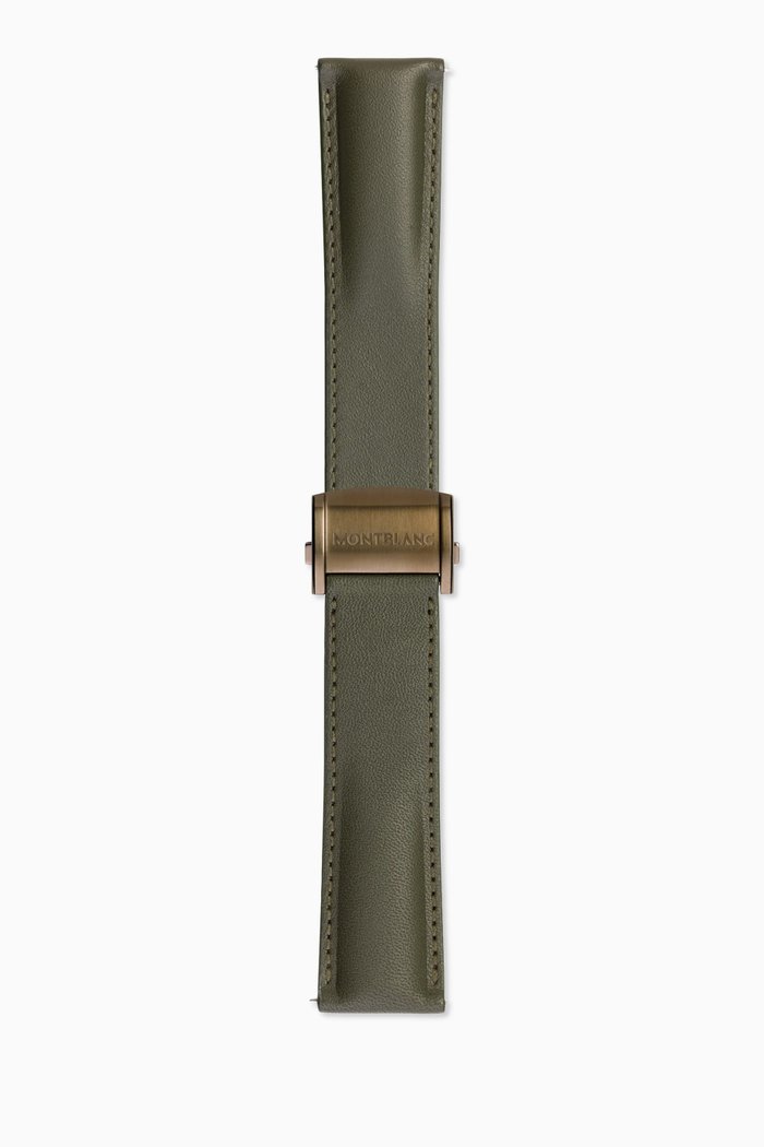 

Summit Smartwatch Strap in Calf Leather, Green