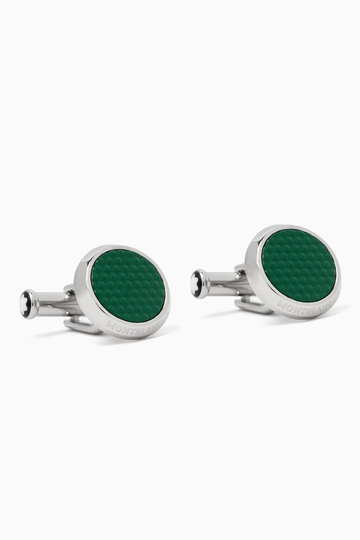 

Meisterstück Patterned Cufflinks in Stainless Steel, Silver