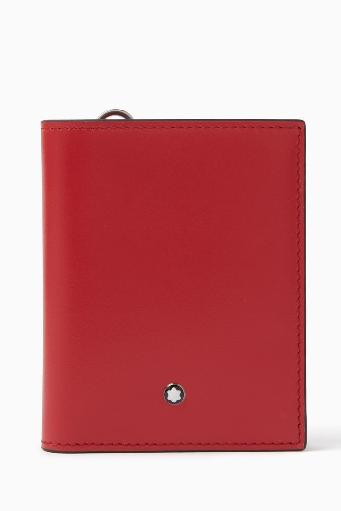 

Meisterstück Compact Wallet in Leather, Red