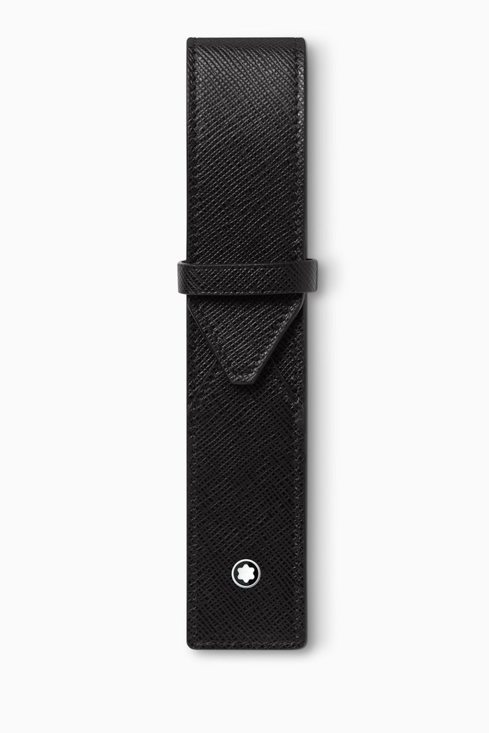 

Satorial 1-Pen Pouch in Leather, Black