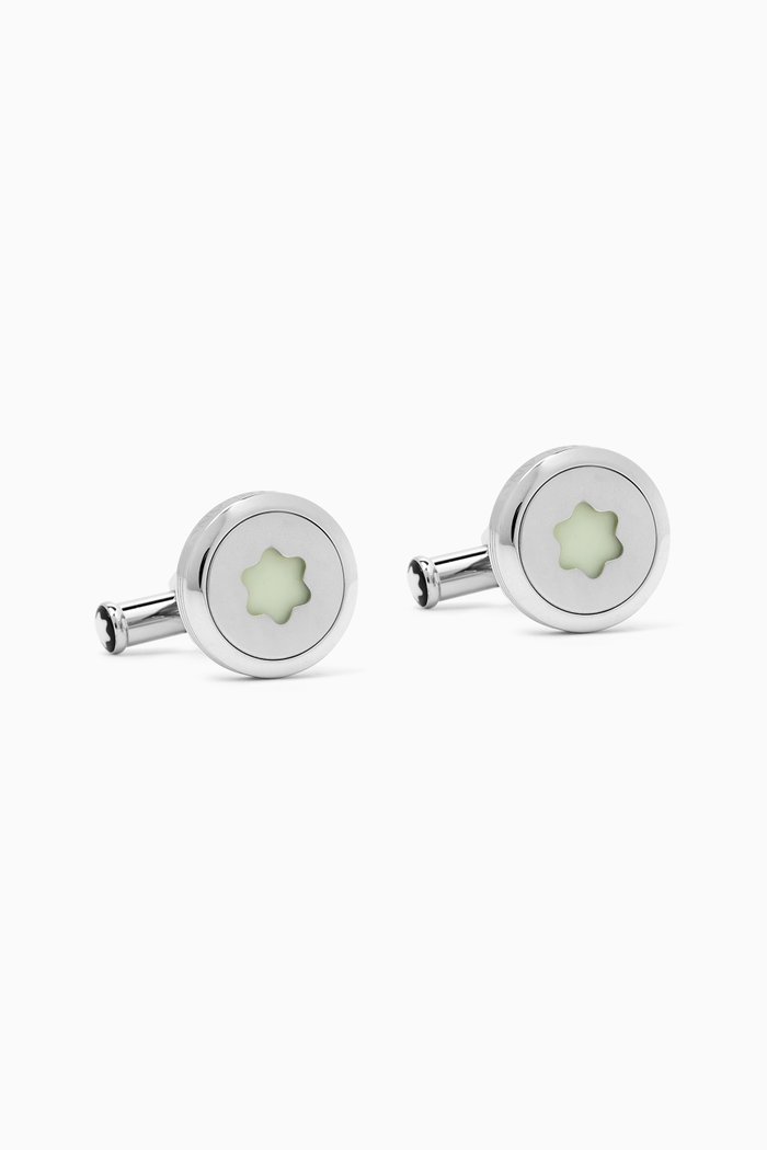 

Starwalker Logo Cufflinks in Stainless Steel, Silver