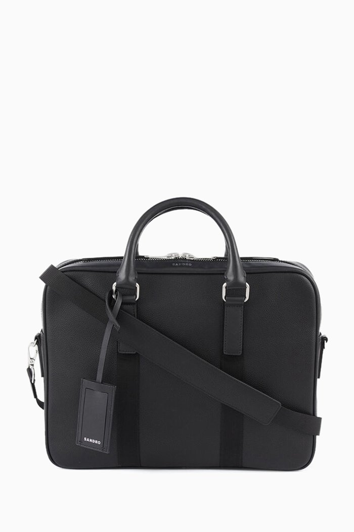 

Large Logo Briefcase in Coated-canvas, Black