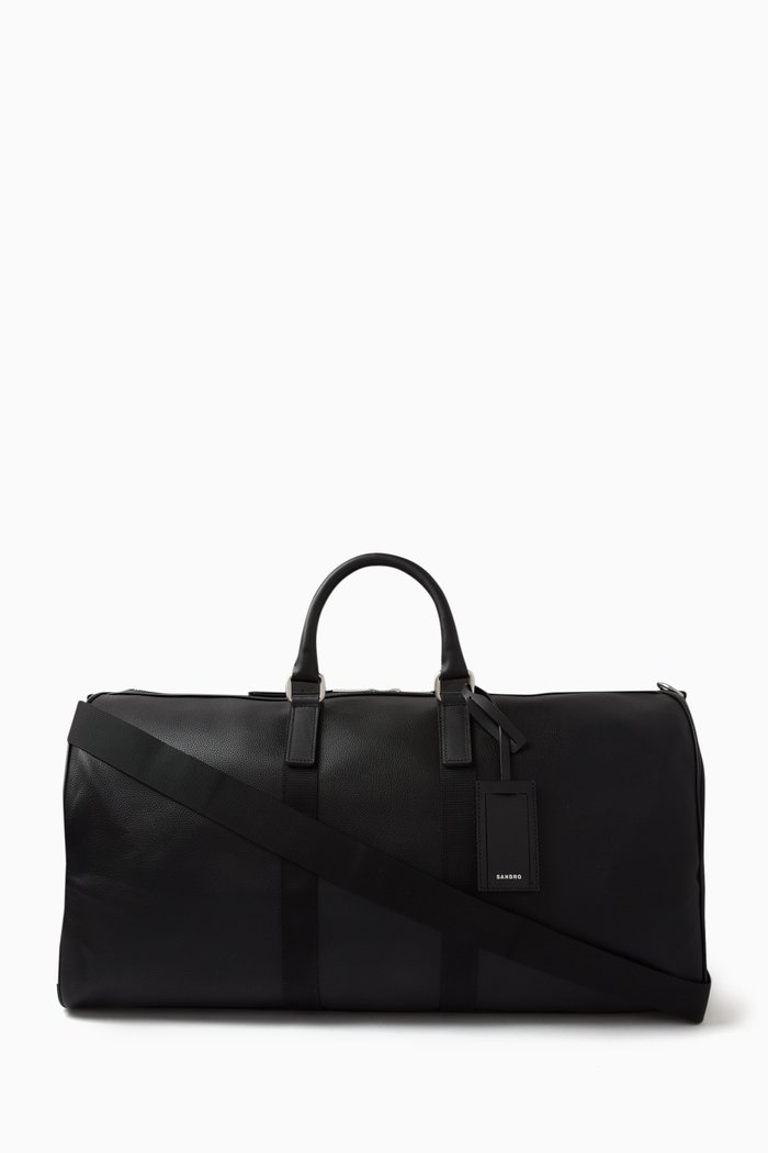

Weekend Duffle Bag in Coated-canvas, Black
