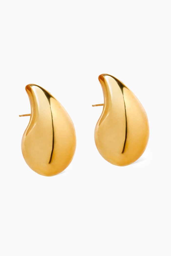

Large Drop Earrings in 18kt Gold-plated Sterling Silver