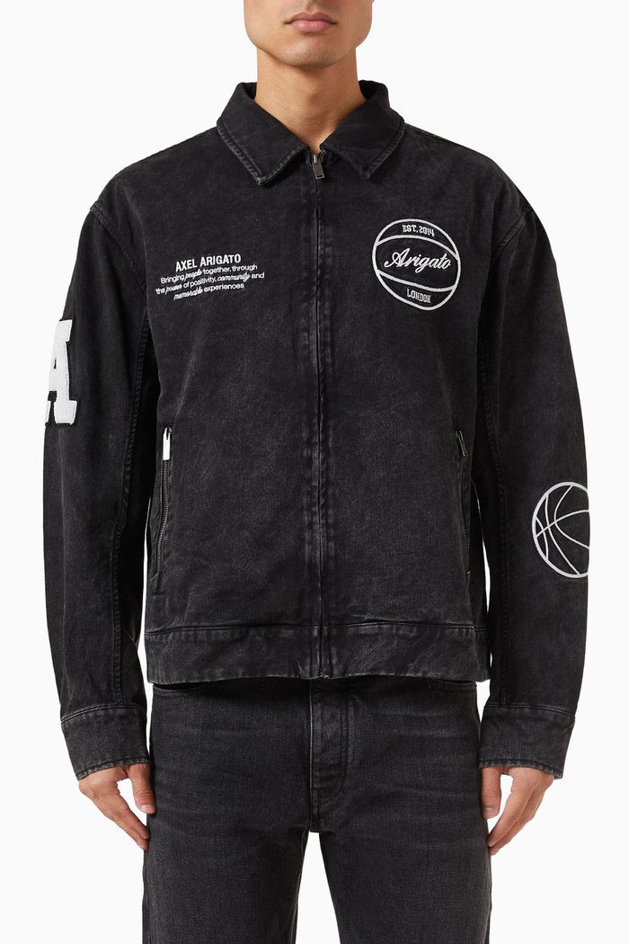 

Chip Jacket in Denim, Black