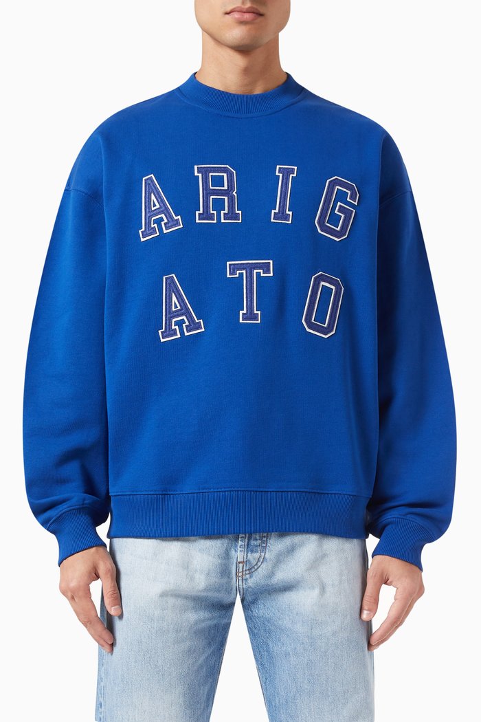 

Legend Sweatshirt in Organic Cotton-fleece, Blue