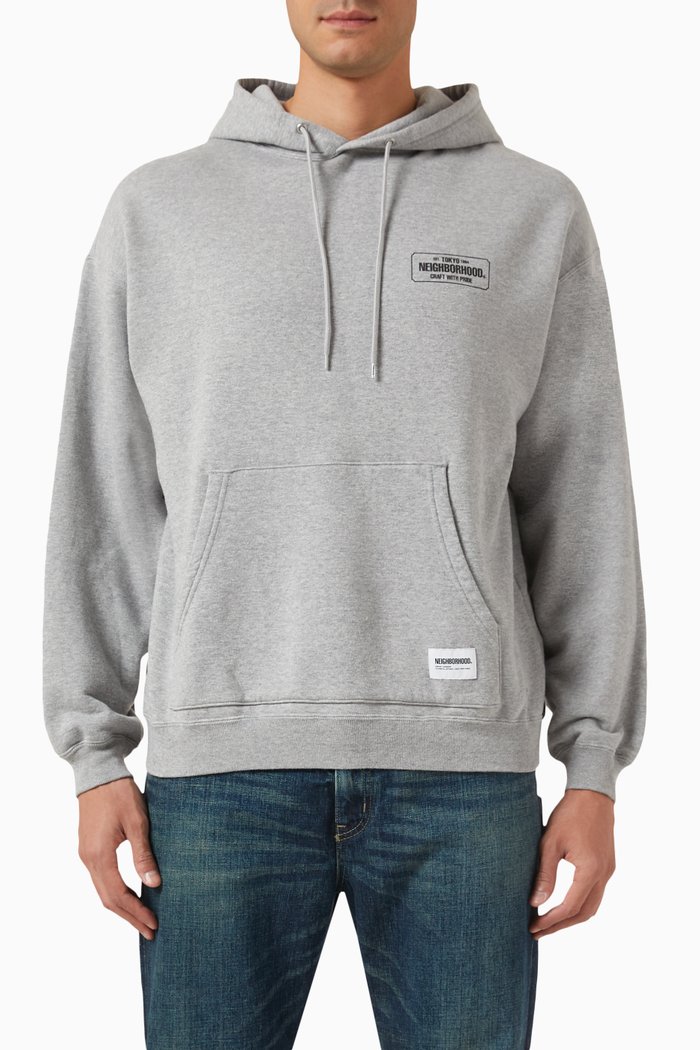 

Classic Sweatparka Hoodie in Cotton-fleece, Grey