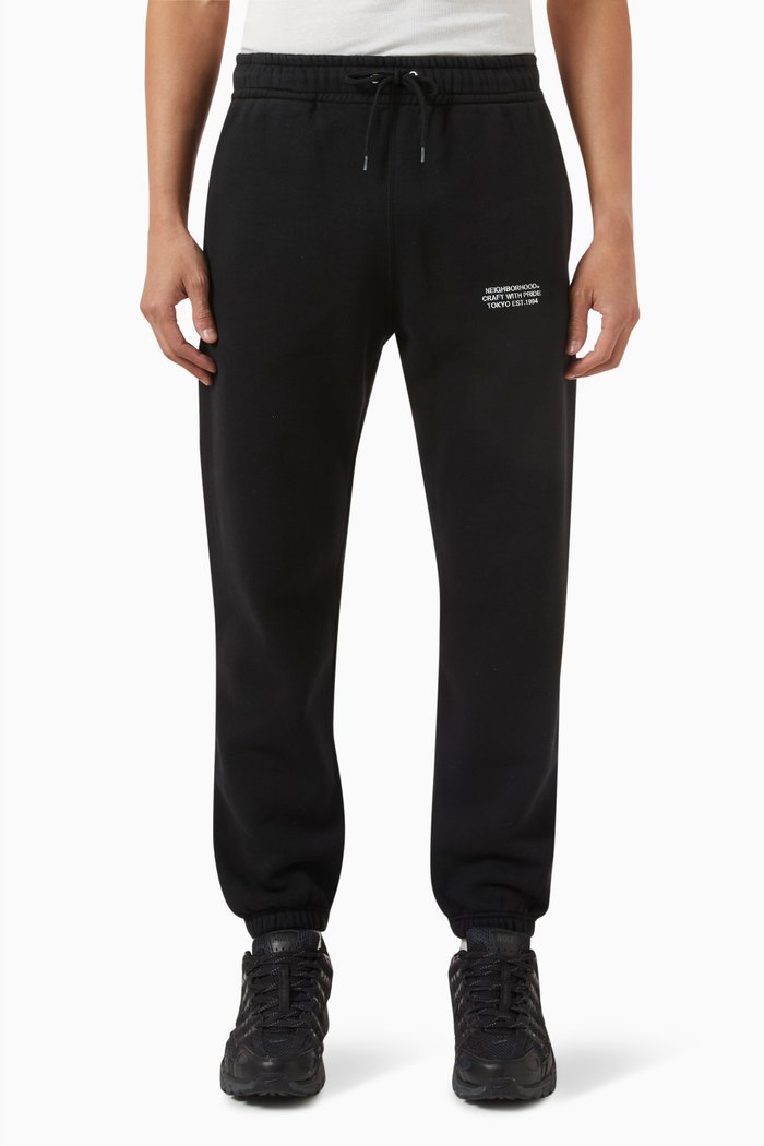 

Logo-print Sweatpants in Cotton-fleece, Black
