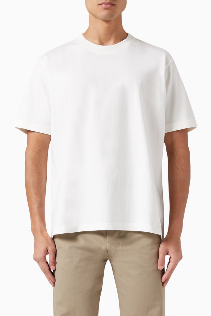

Crewneck T-shirt in Cotton, White