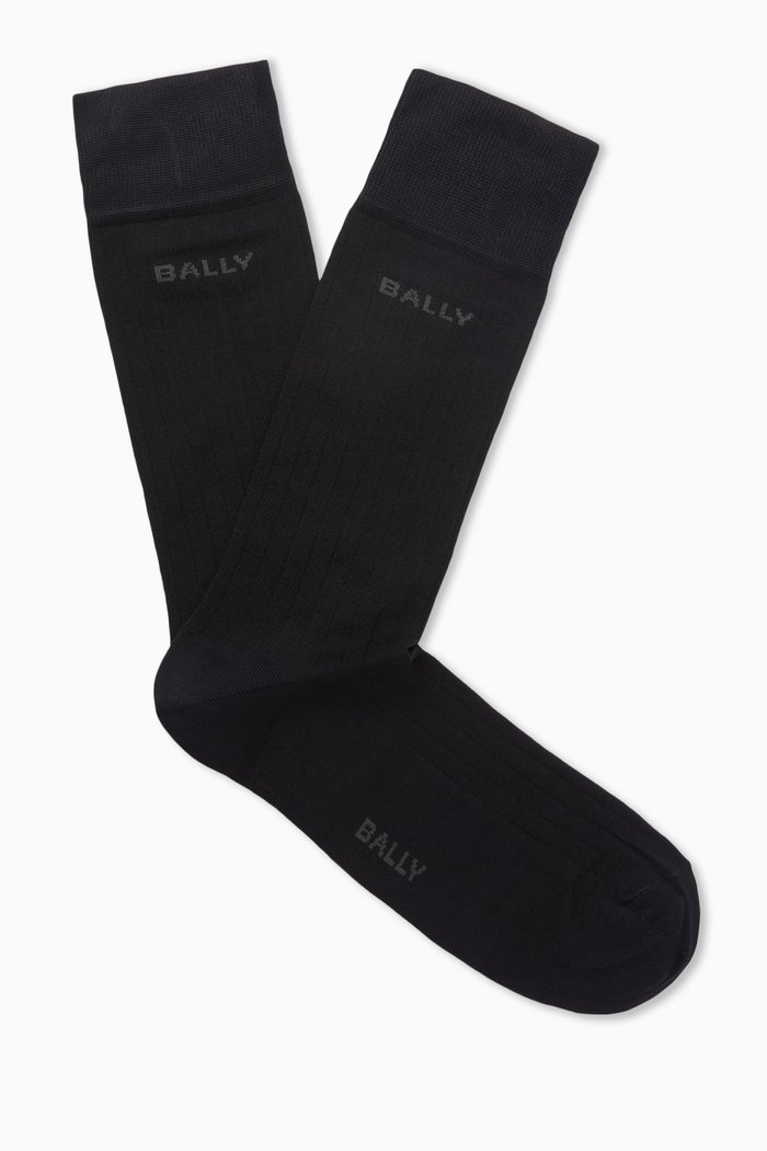 

Logo Socks in Cotton, Blue