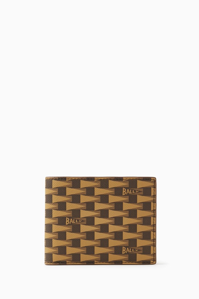 

Pennant Bi-fold Wallet in Coated Canvas, Multicolour