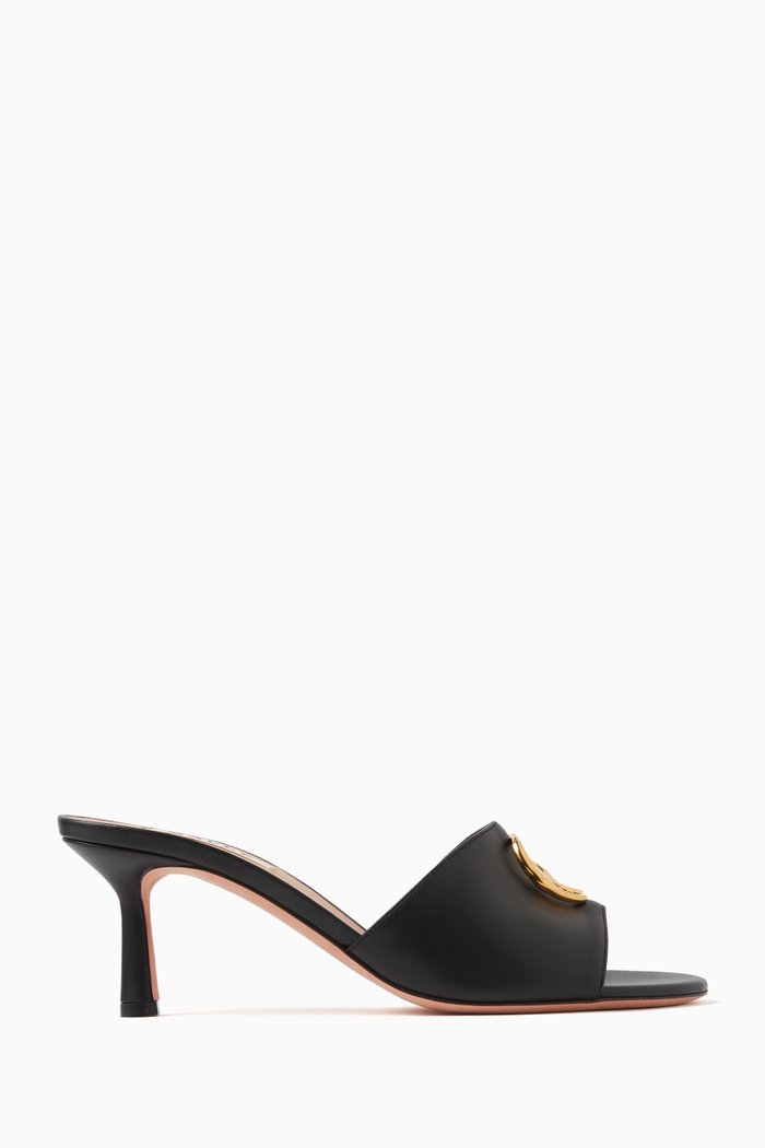 

Geha 65 Mules in Leather, Black