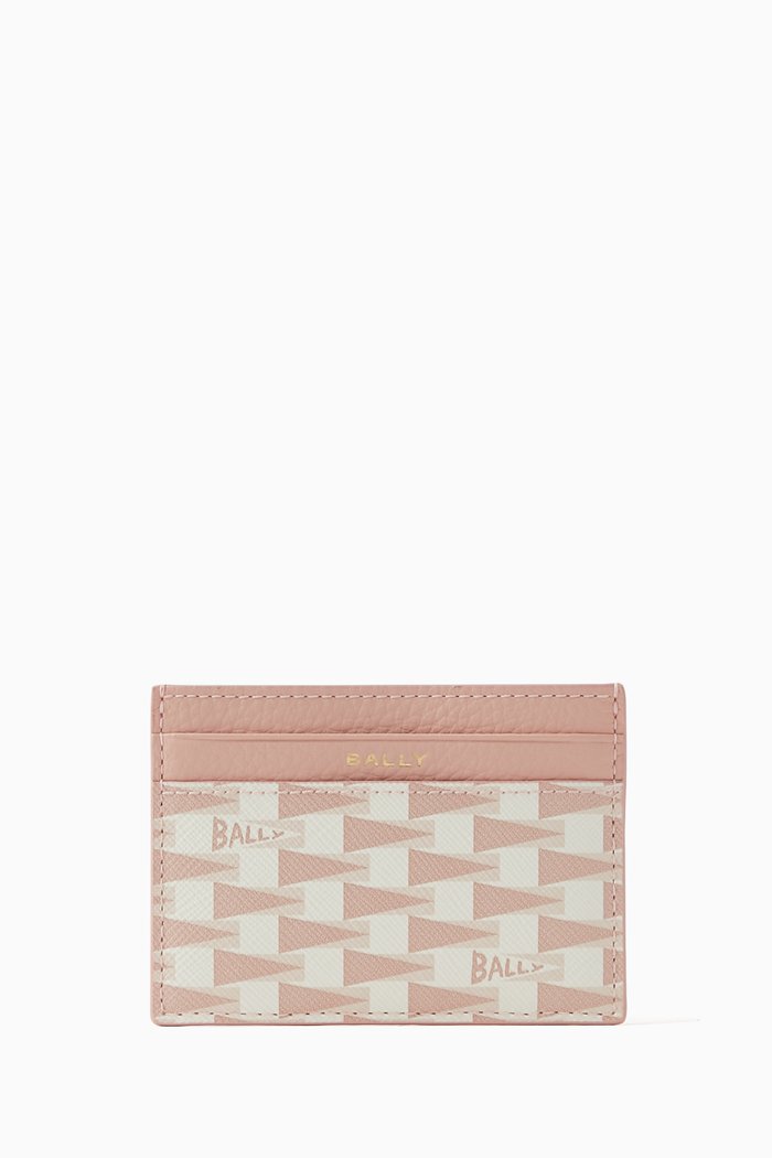 

Pennant Cardholder in Leather, Multicolour