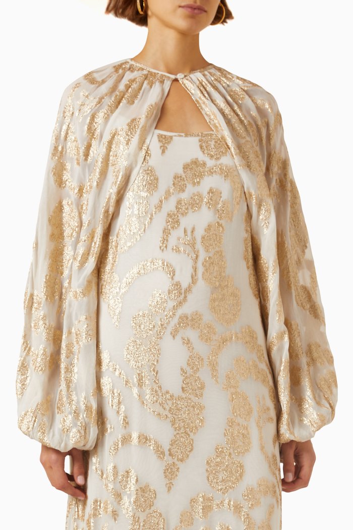 

Bolero in Brocade Georgette, Neutral