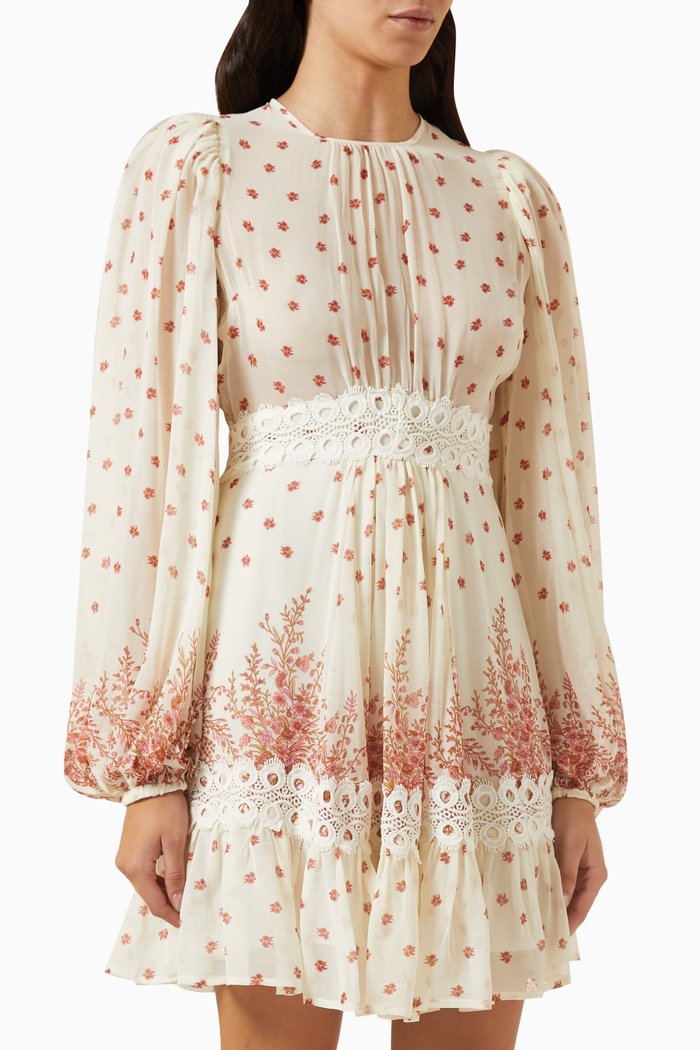 

Mini Dress in Georgette, Pink