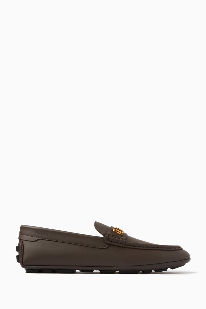 Keeper Drivers in Leather, Brown