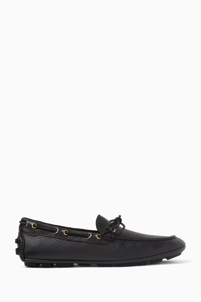 

Kyan Loafers in Leather, Black