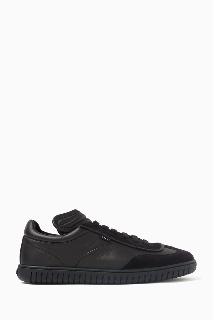 

Parrel Low-top Sneakers in Leather, Black