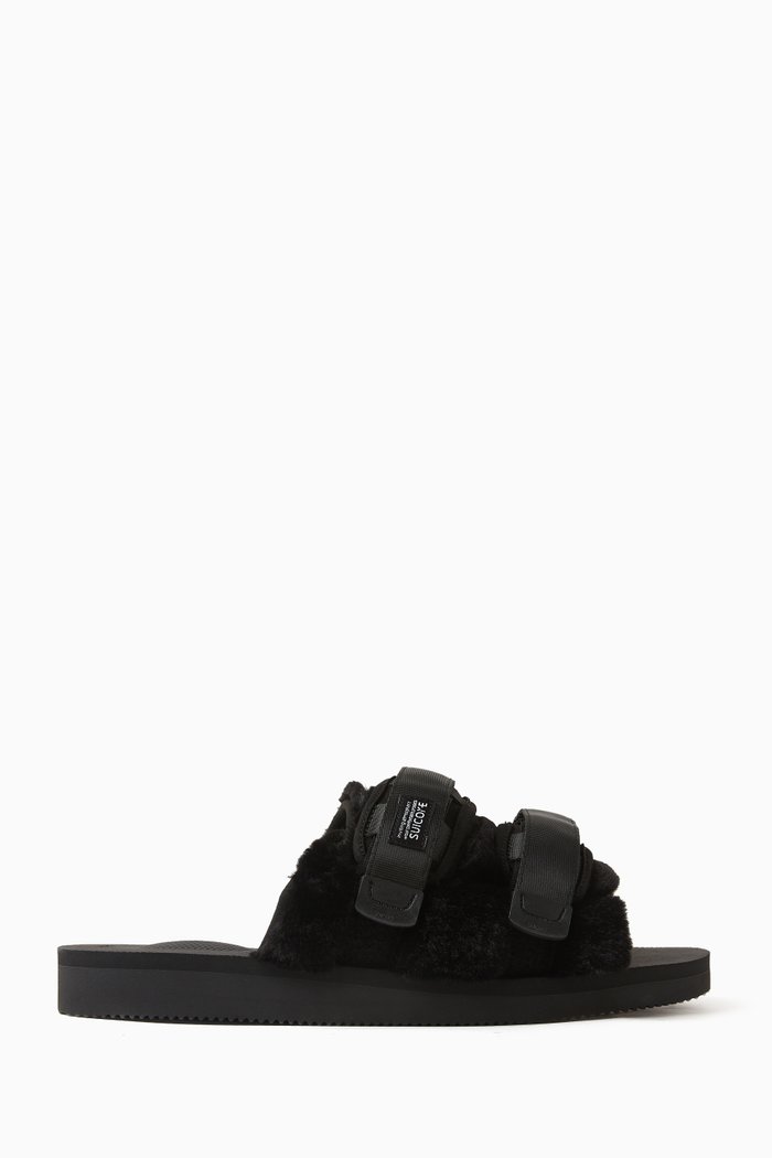 

MOTO-FURab Sandals in Nylon, Black