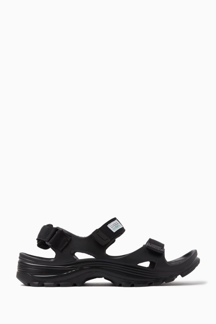 

Wake Sandals in Nylon & Bio EVA Rubber, Black