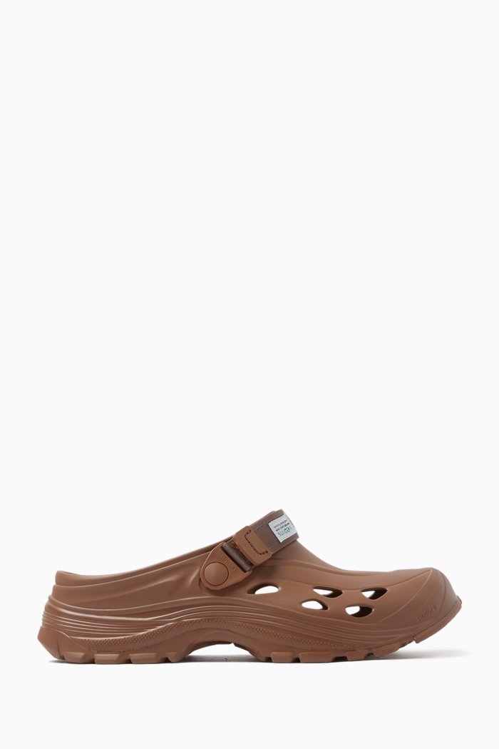 

Mok Sandals in Nylon & Bio EVA Rubber, Brown