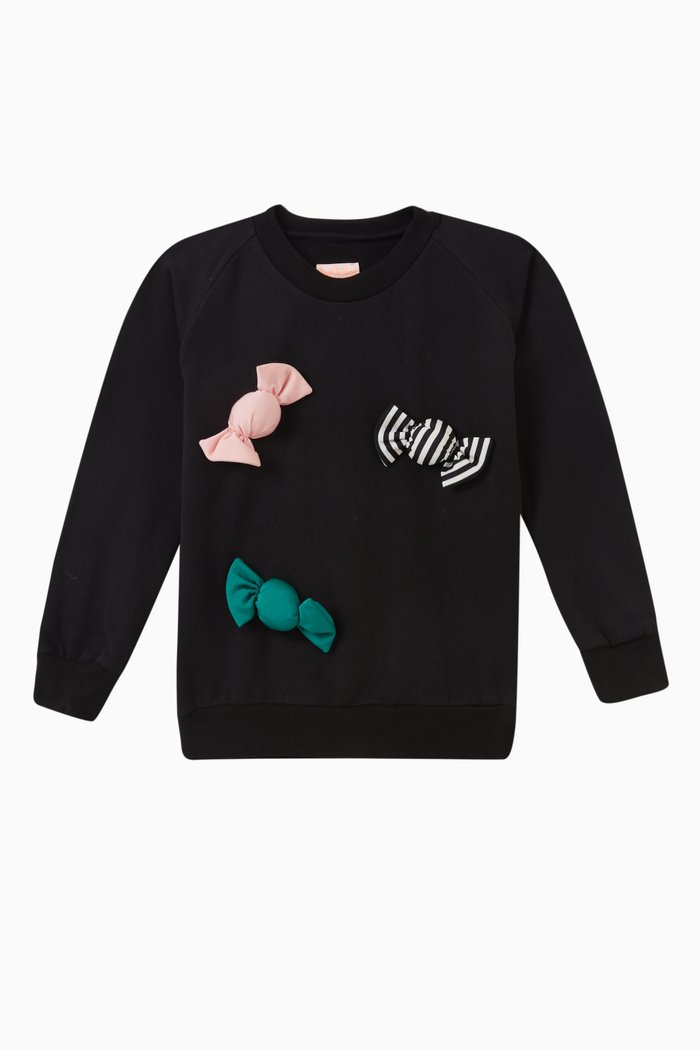 

Clove Sweatshirt in Soft Cotton, Black