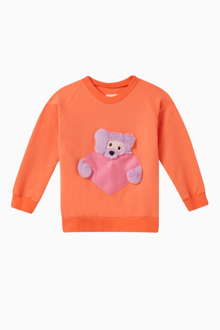 

Gigi Sweatshirt in Cotton, Orange