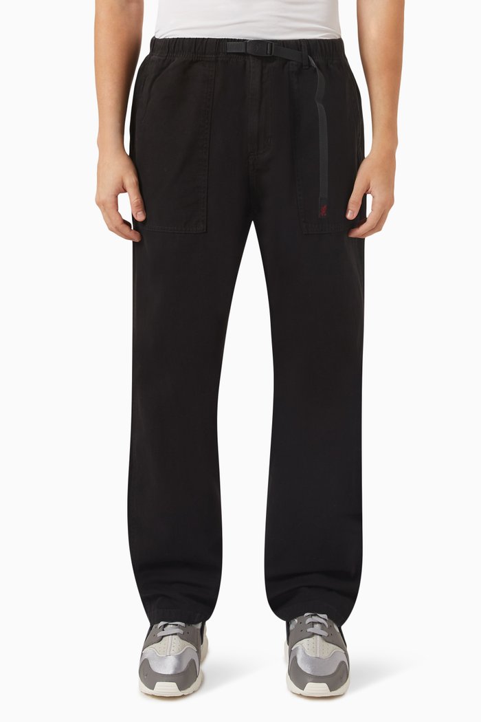 

Tapered Ridge Pants in Organic Cotton-twill, Black