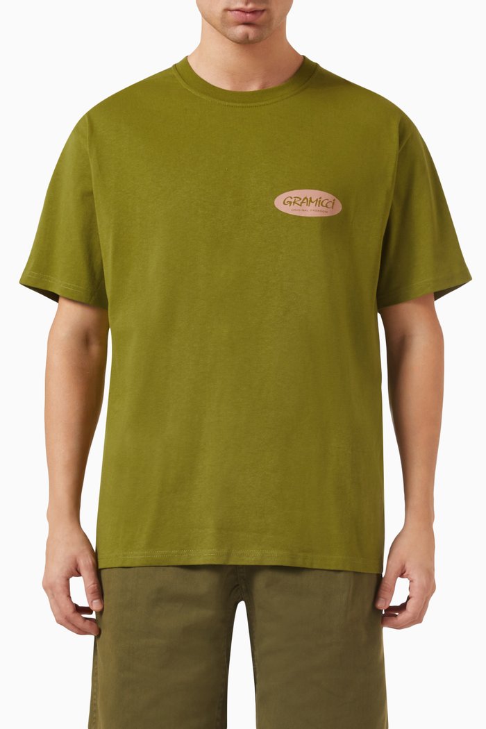 

Original Freedom Logo T-shirt in Organic Cotton-jersey, Green