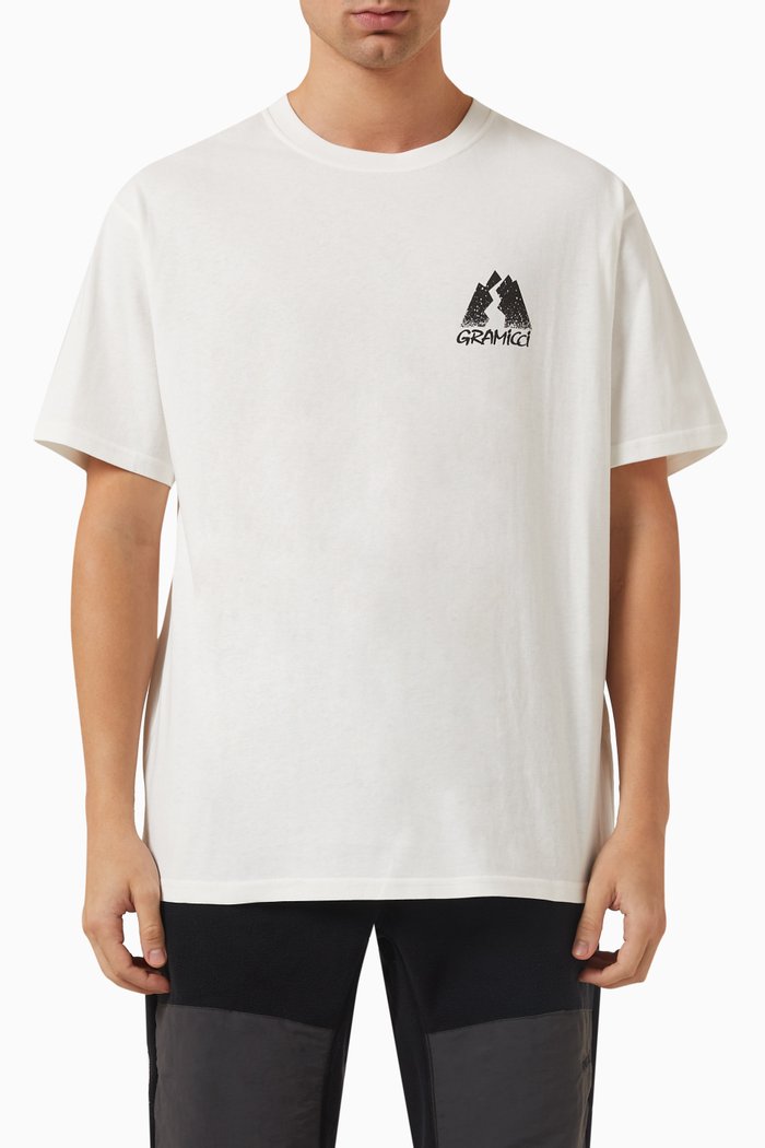 

Logo Summit T-shirt in Organic Cotton-jersey, White