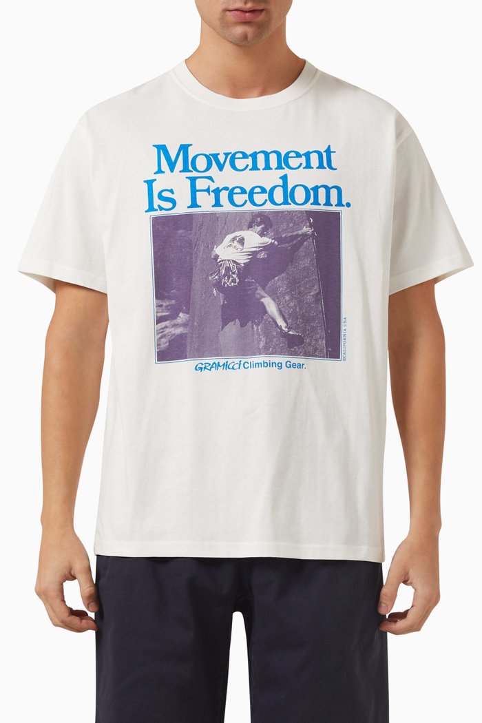 

Movement T-shirt in Organic Cotton-jersey, White