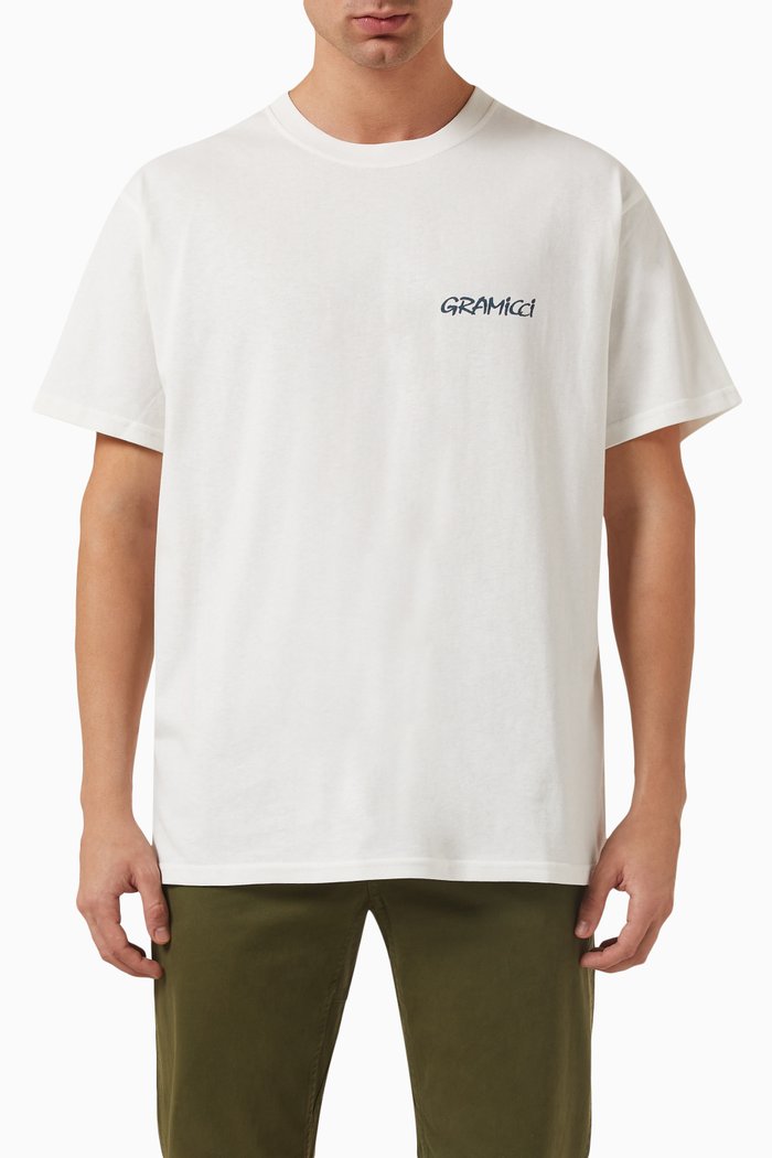 

B.C. Logo-print T-shirt in Organic Cotton-jersey, White