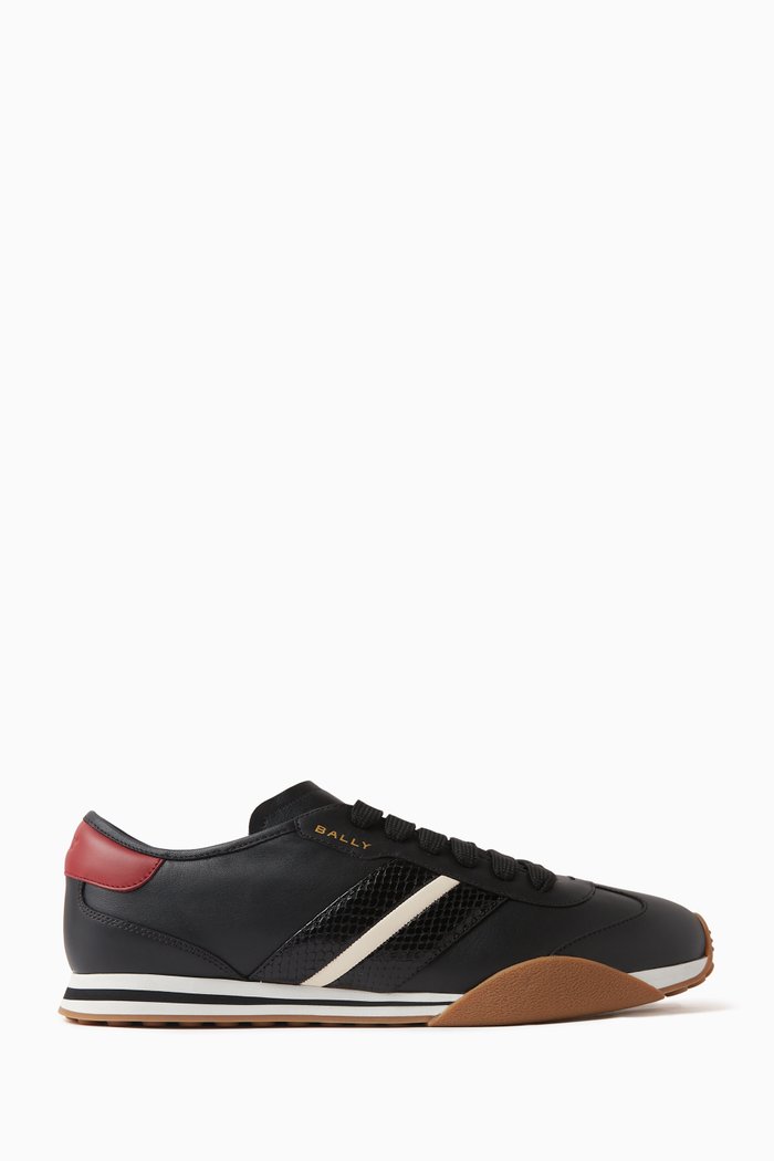 

Stewy Sneakers in Leather, Black