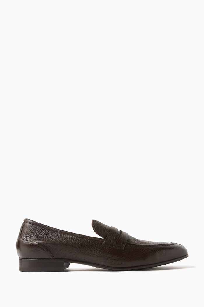

Suisse Loafers in Deer Leather, Brown