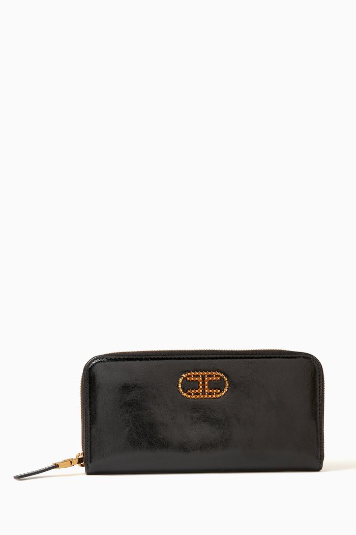 

Deep Night Wallet in Eco Leather, Black