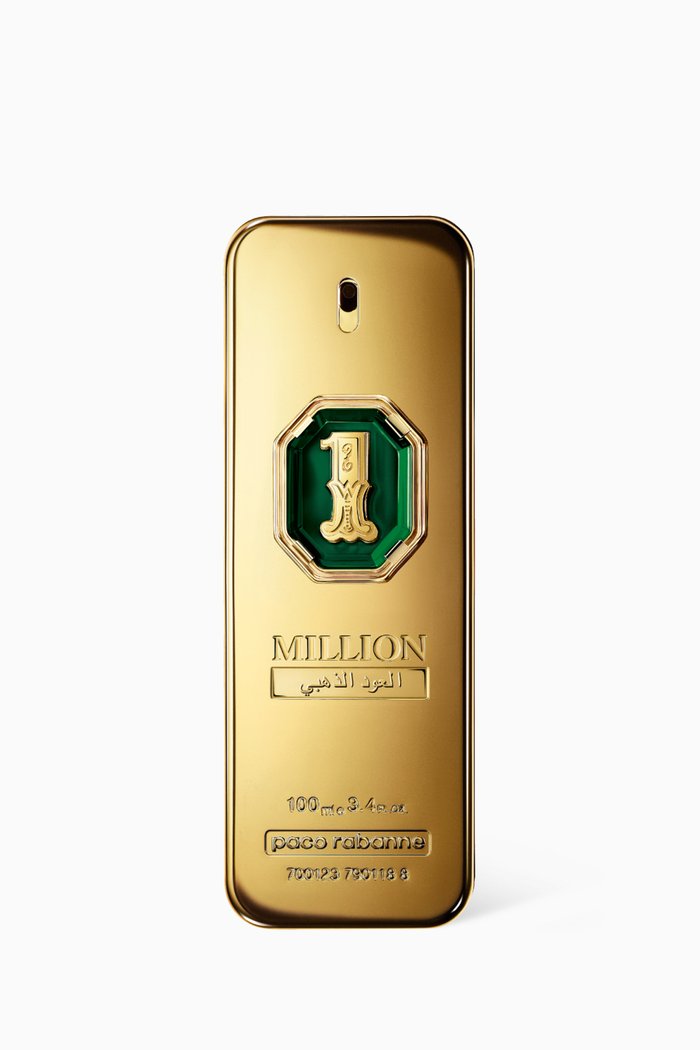 

1 Million Golden Oud Parfum Intense Natural Spray, 100ml, Colourless