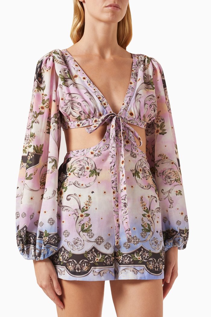 

Breeze Cut-out Romper, Multicolour